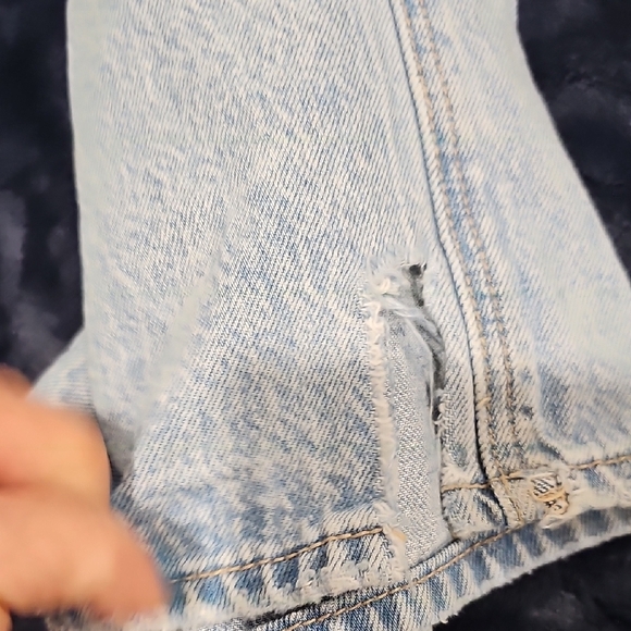 American Eagle Outfitters Blue Flare Wide Leg Jeans - Picture 10 of 12